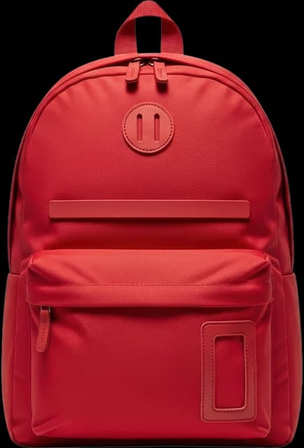 Red backpack