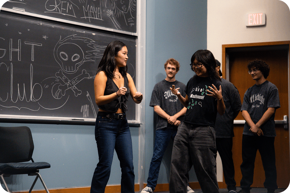 Midnight Book Club performing on stage