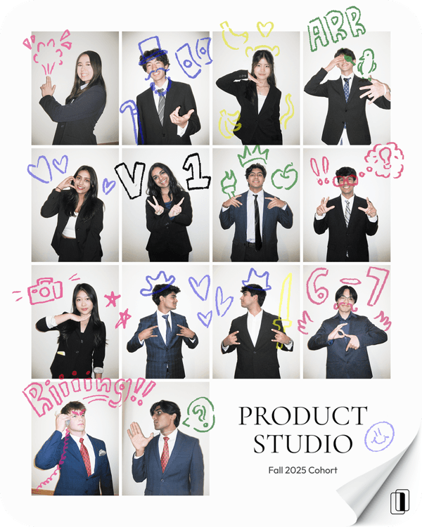 V1 Product Studio cohort poster